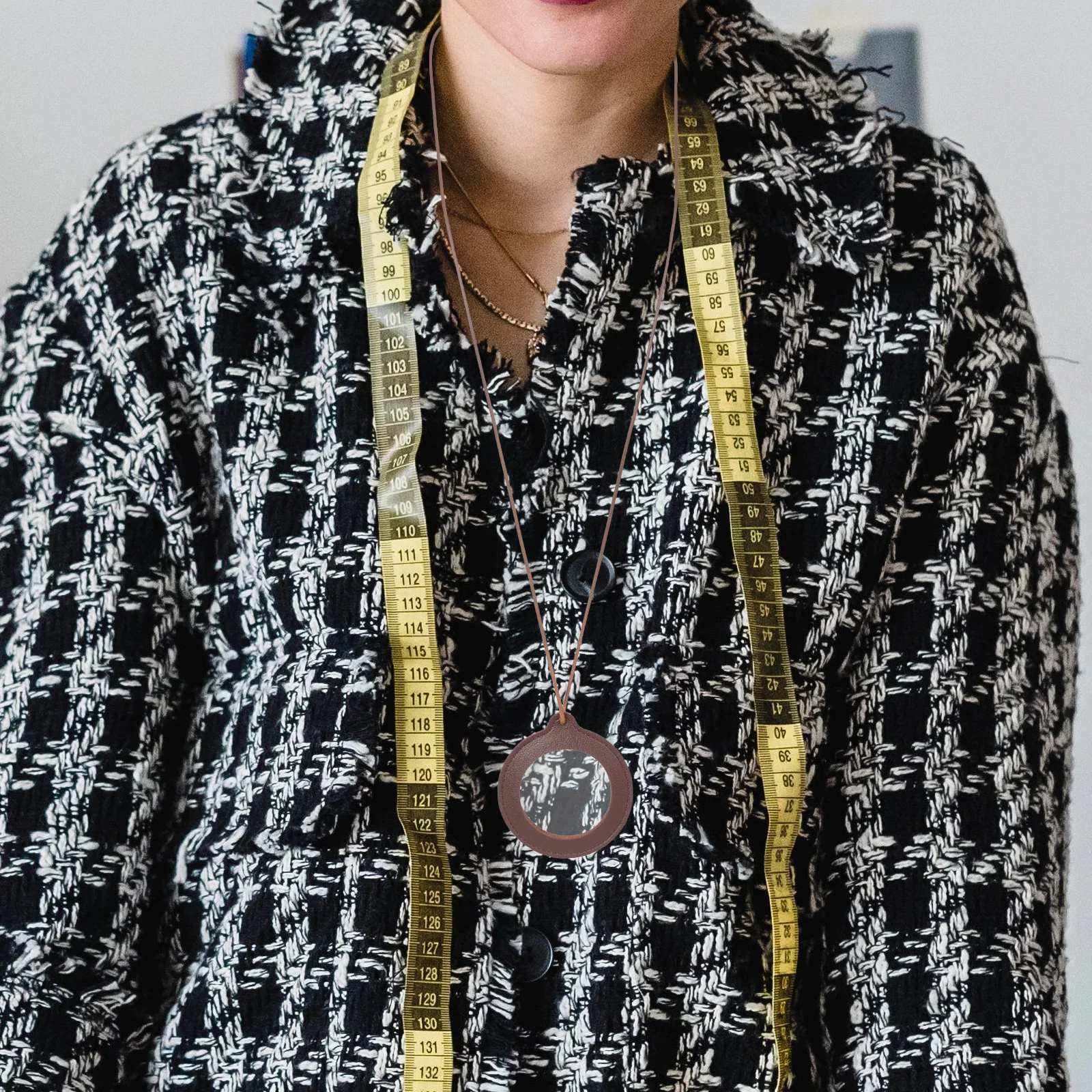 

Hanging Magnifying Tool High-Definition Lens Portable for Reading Sewing Maintenance Craft Work Hanging Magnifier