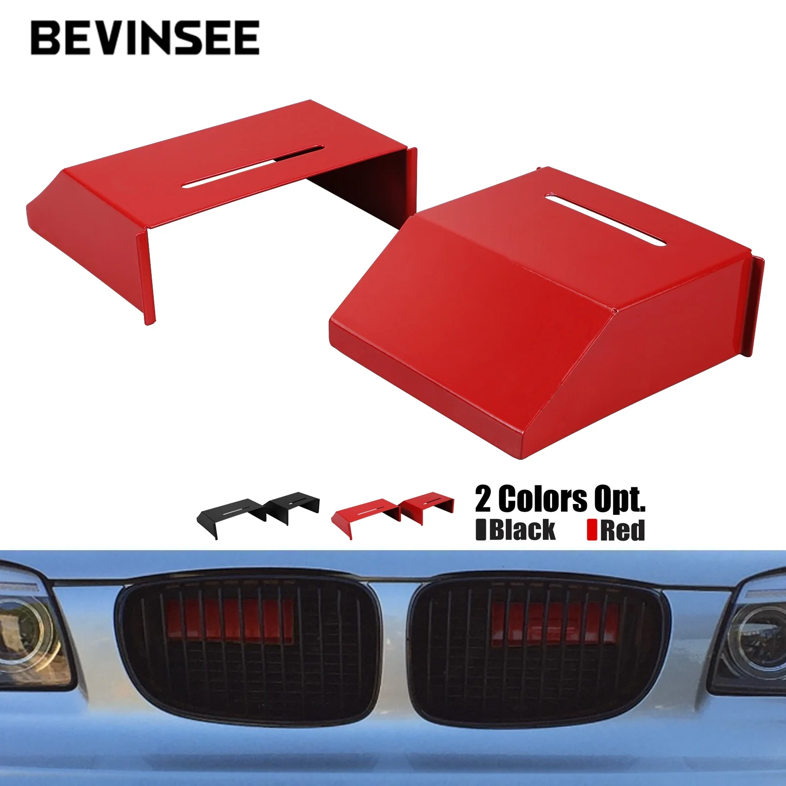 

BEVINSEE Aluminium Air Intake Scoops For BMW 1 Series E82 E87 E88 E81 116i 116d 118i 118d 120i 120d 123d 4 Cylinders 2004-2012