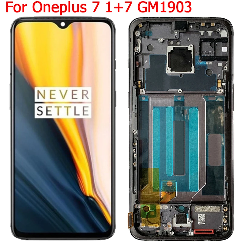 For Oneplus 7 Display LCD Touch Screen With Frame 6.41\