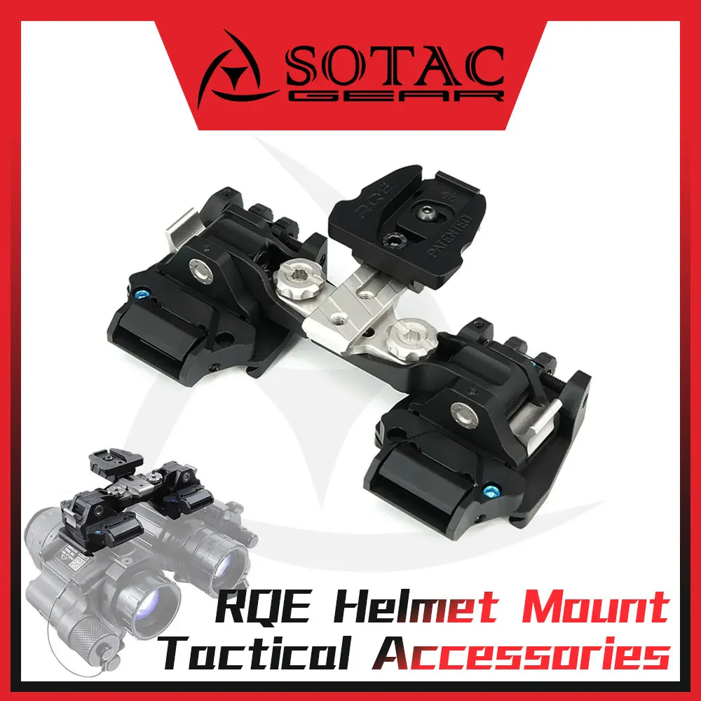 SOTAC Tactical Universal RQE Dual Bridge Mount for L4G24 Night Vision Mounts PVS-14 MUM DVO MINI-NSEAS NVG Mount