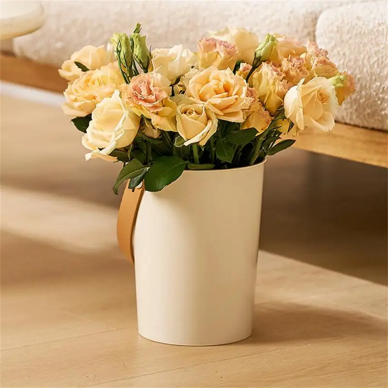 Vase Multipurpose Elegant Design Home Decor Accessories Increase In Demand Household Transparent Awakening Flower Bucket