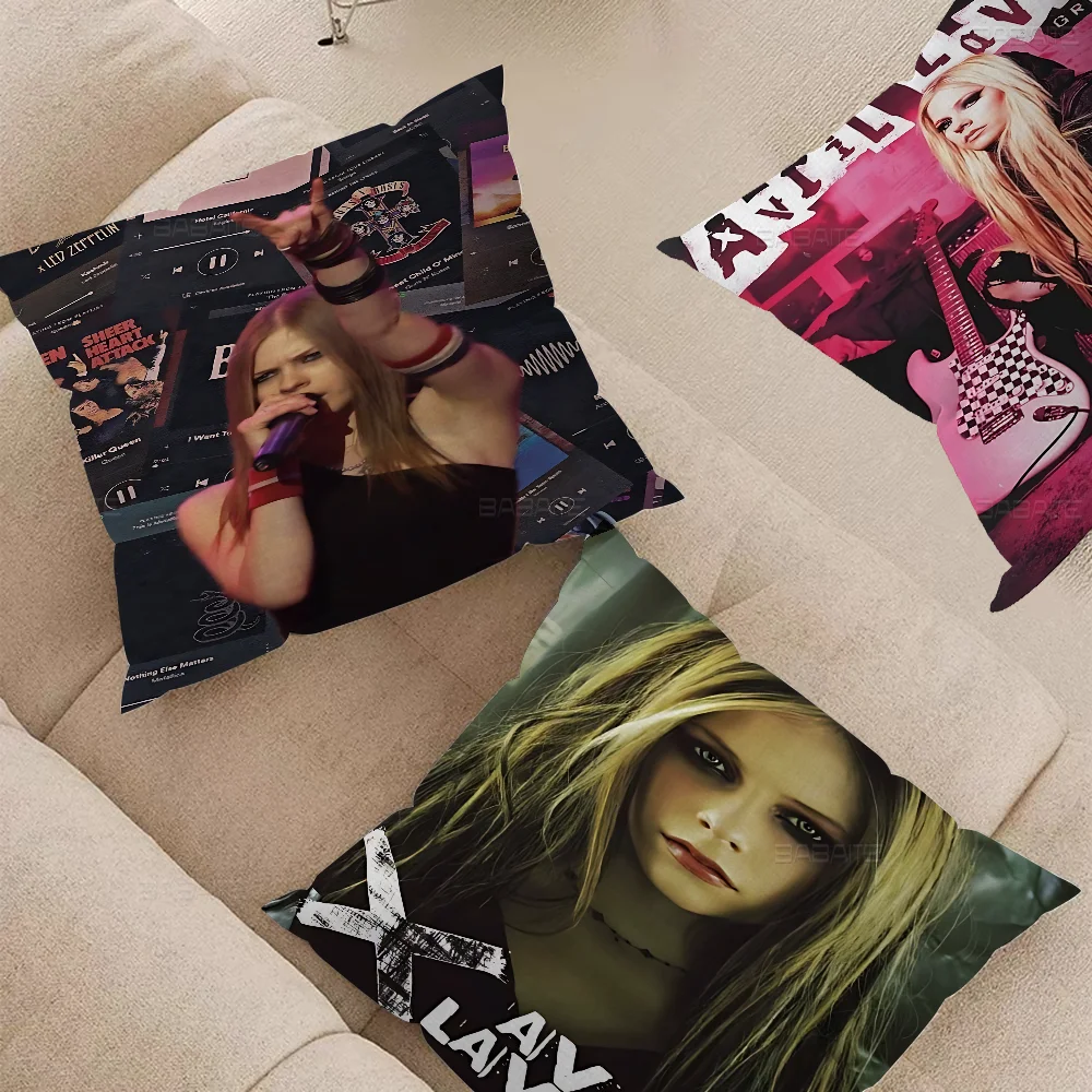 Avril Lavigne Pillowcase Toon Gift Cushion Cover Bedroom Home Sofa Chair Seat Decor Pillow Case