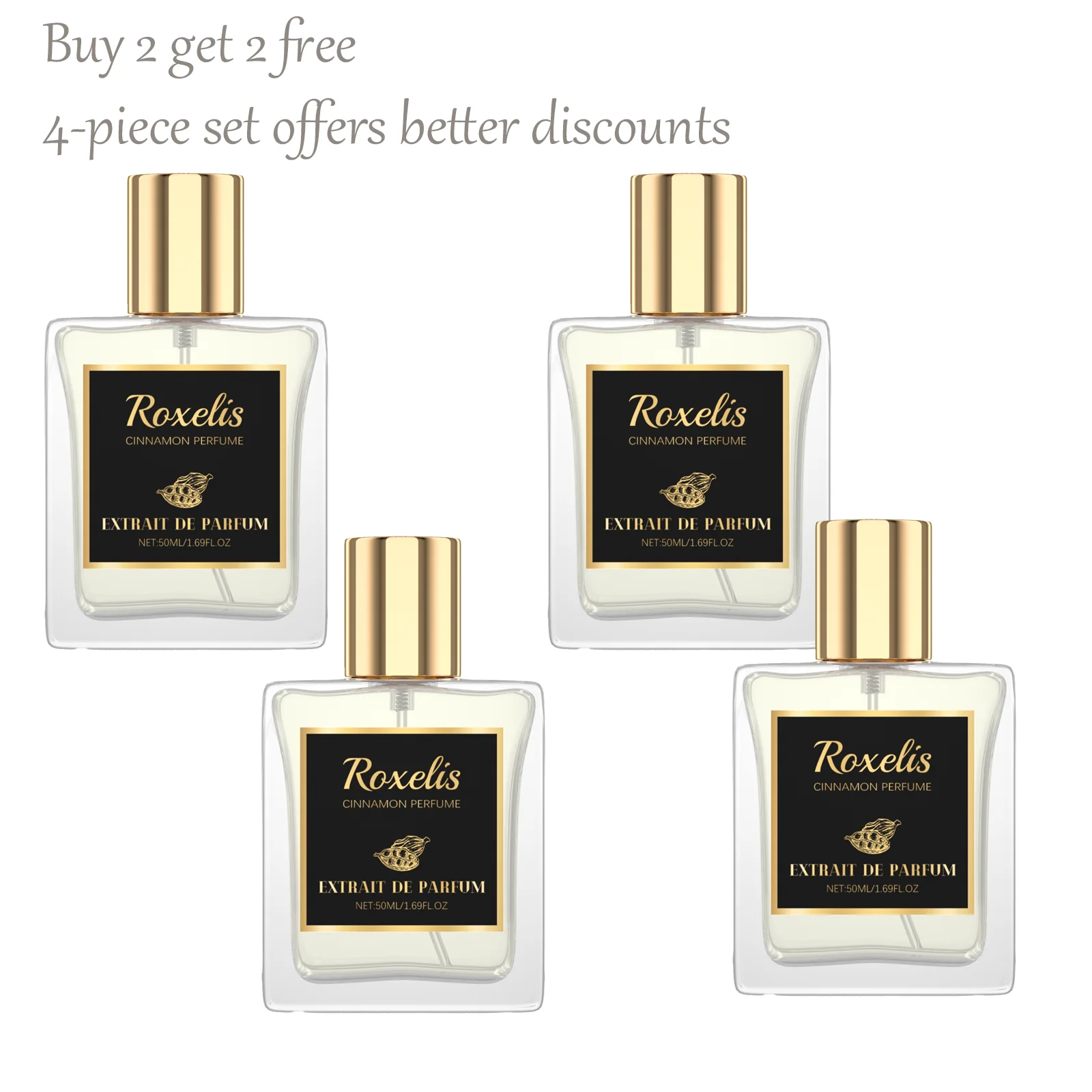 Roxelis Cinnamon Nutmeg Unisex Eau De Cologne Fresh Long Lasting_voghion.com