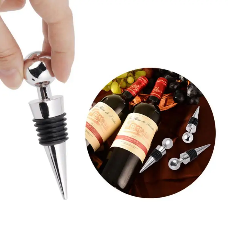 1/5/12pcs Wine Stopper Bottle Stopper Wine Saver Reusable Silicone Vacuum Wine Bottle Corks Bar Holiday Party Keep Wine Fresh