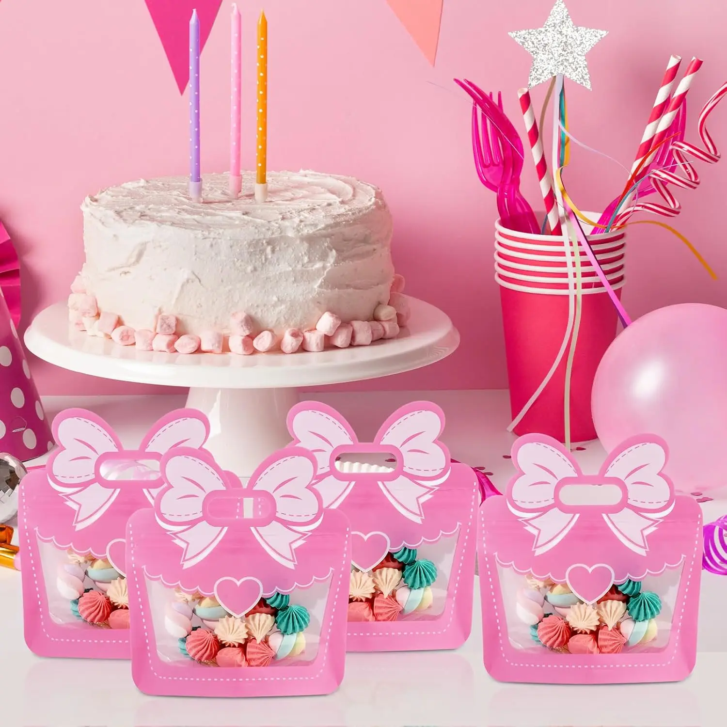 12 Stück Geschenktüten mit Partygeschenken für Geburtstag/Hochzeit/Partyzubehör, Aufbewahrung/Hausaufbewahrung/Schmuckaufbewahrung, Verpackung – Detail 7