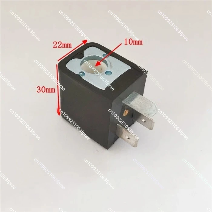 

Solenoid valve coil aperture inner hole 10mm height 30mm width 22mm power 6VA 3W AC220V DC24V
