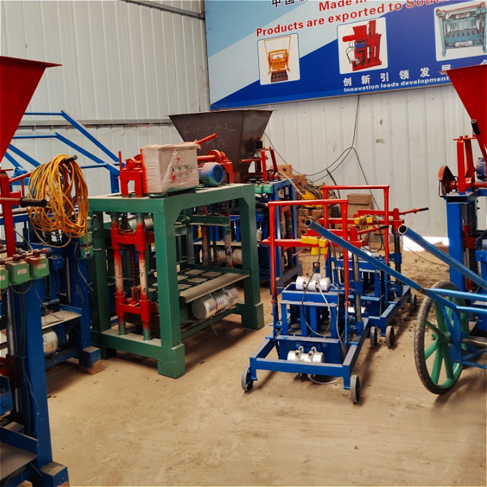 China Exports Small-scale Cement Block Brick Building Equipment.