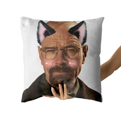 Walter White Breaking Bad Pillowcase Polyester Cushion Cover Decor Throw Pillow Case Cover Home Zipper