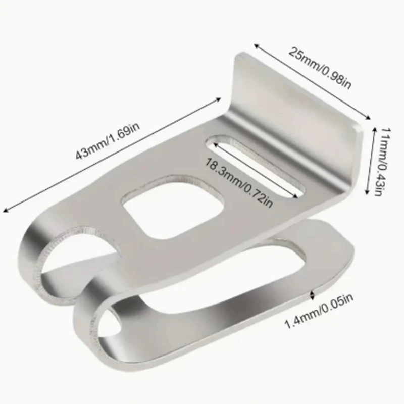 Belt Clip Hook for Makita Cordless Drills Impact Driver Bit Holder Hooks Clip Electric Dril Power Tools Accessories
