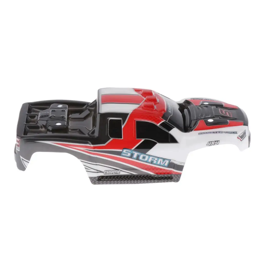 1/18 مقياس 4WD RC قطع غيار السيارات جسم السيارة شل DIY ترقية ملحق 18301 أحمر