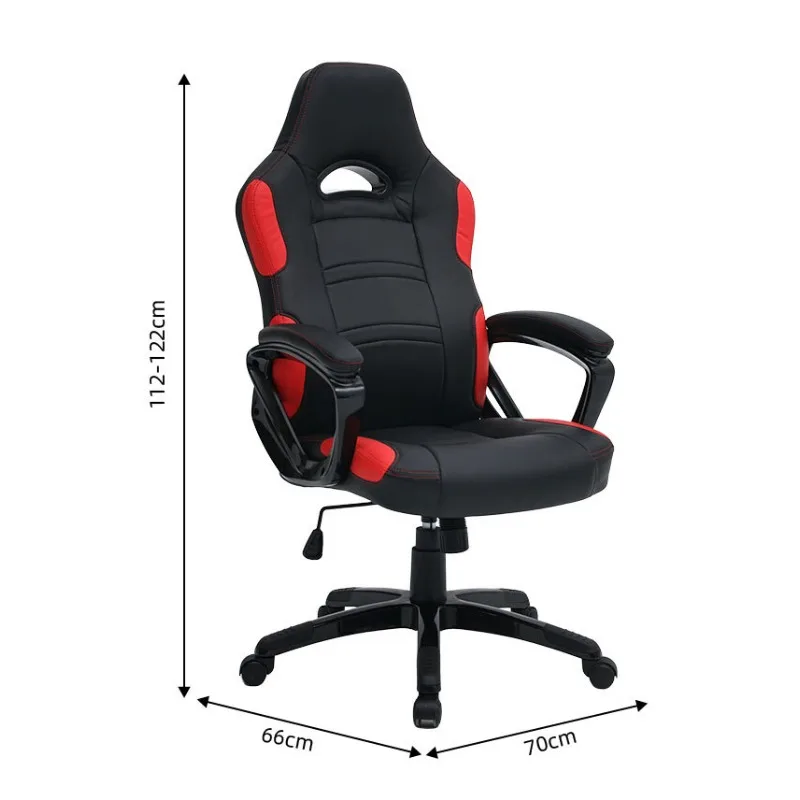 Offer Chairs Red Luxury Gaming Chair Racing Ergonomic High Back PU Leather Reclining Adjustable Lumbar Support Headrest Armrests