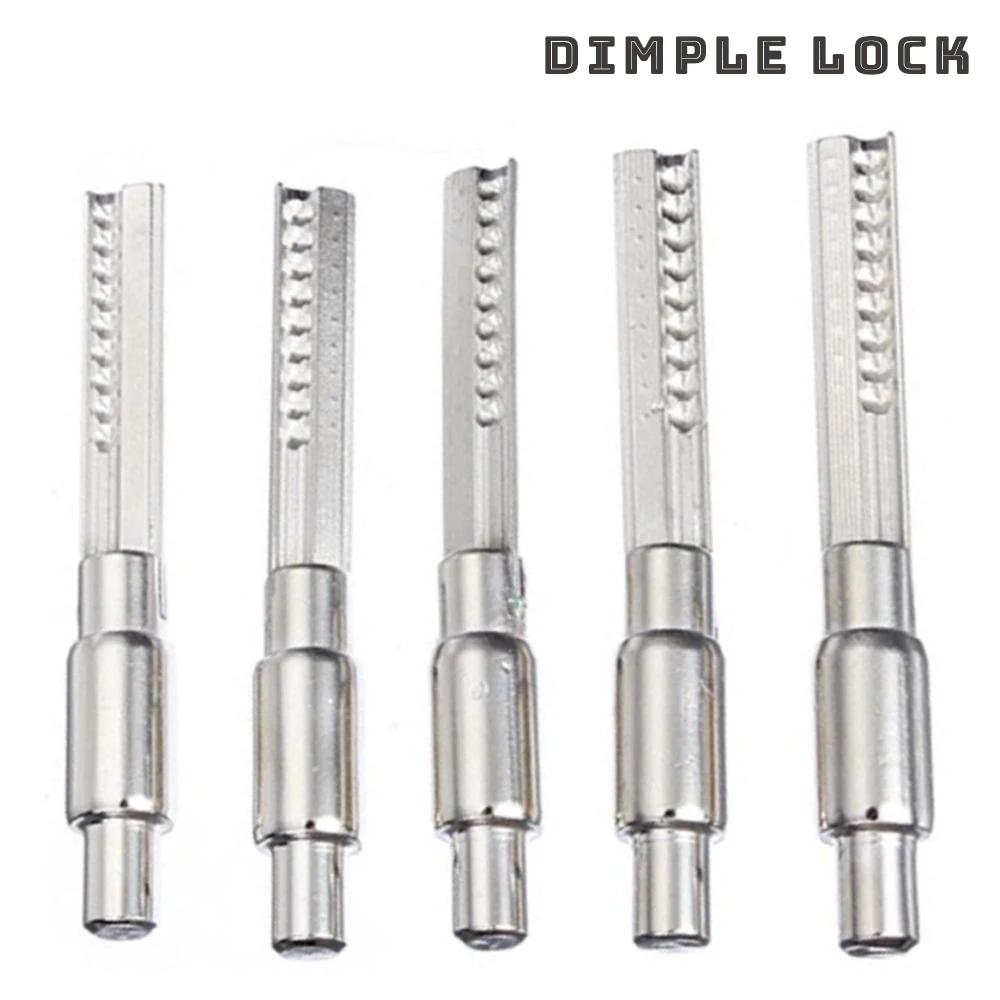 Dimple Lock Bump Gun Pin Bump Key Includes 10 Universal Blades For The Measurements Of Most Basic Dimple Pin Cylinders