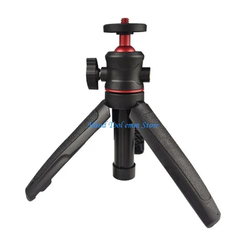 

H37F Tabletop Tripod 3 Level Adjustable Extendable 1/4'' Screw Tripod Stand Holder for Cellphone Vlog Fill Light Selfie