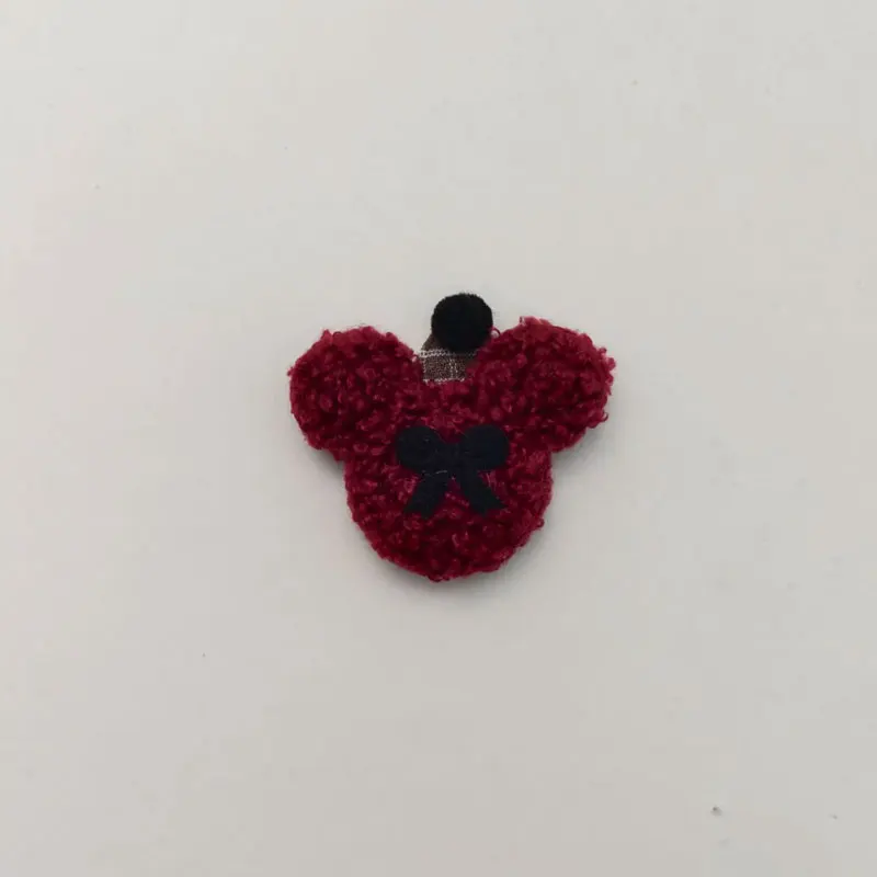 10 Stück 5,5 x 5 cm große, gepolsterte Plüschbären-Applikationen für DIY-Haarspangen, Schals, Hüte, weiche Spielzeug-Dekorationszubehör-Patches – Detail 5
