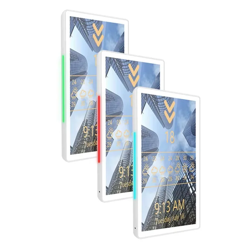 Anti-Theft Wifi Elevator Advertising Display Screen Lcd Touch Screen Panel Elevator Digital Signage Player Display for Elevator