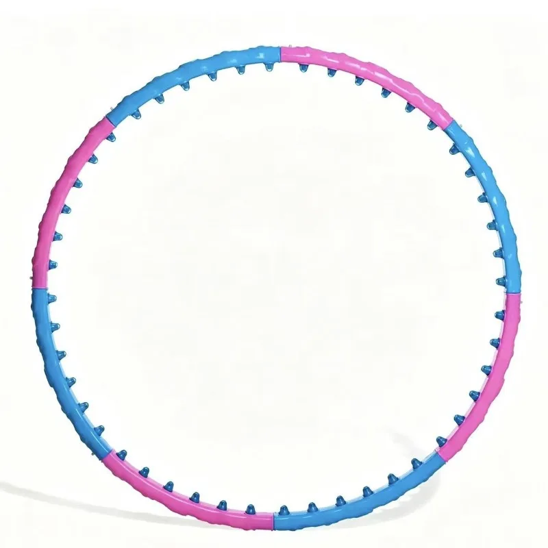 Magnetic Detachable Exercise Hoop Waist Belly Slimming Indoor Training Portable Fitness Sport Hoops for Body Shaping Workout