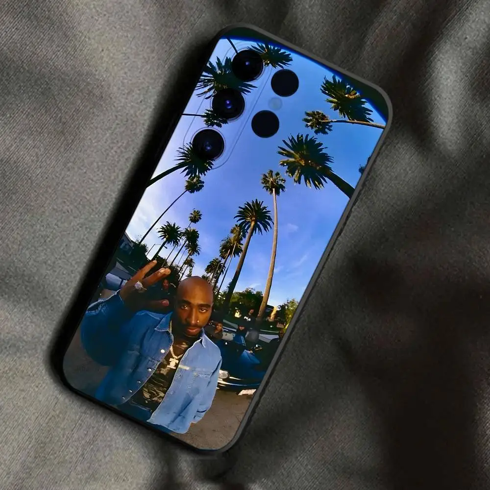 Чехол из мягкого ТПУ Rapper 2pac T-Tupac Amaru для Samsung S25, S24, Ultra, S20, S30, Plus, S22, S23, Ultra, Plus, 5G