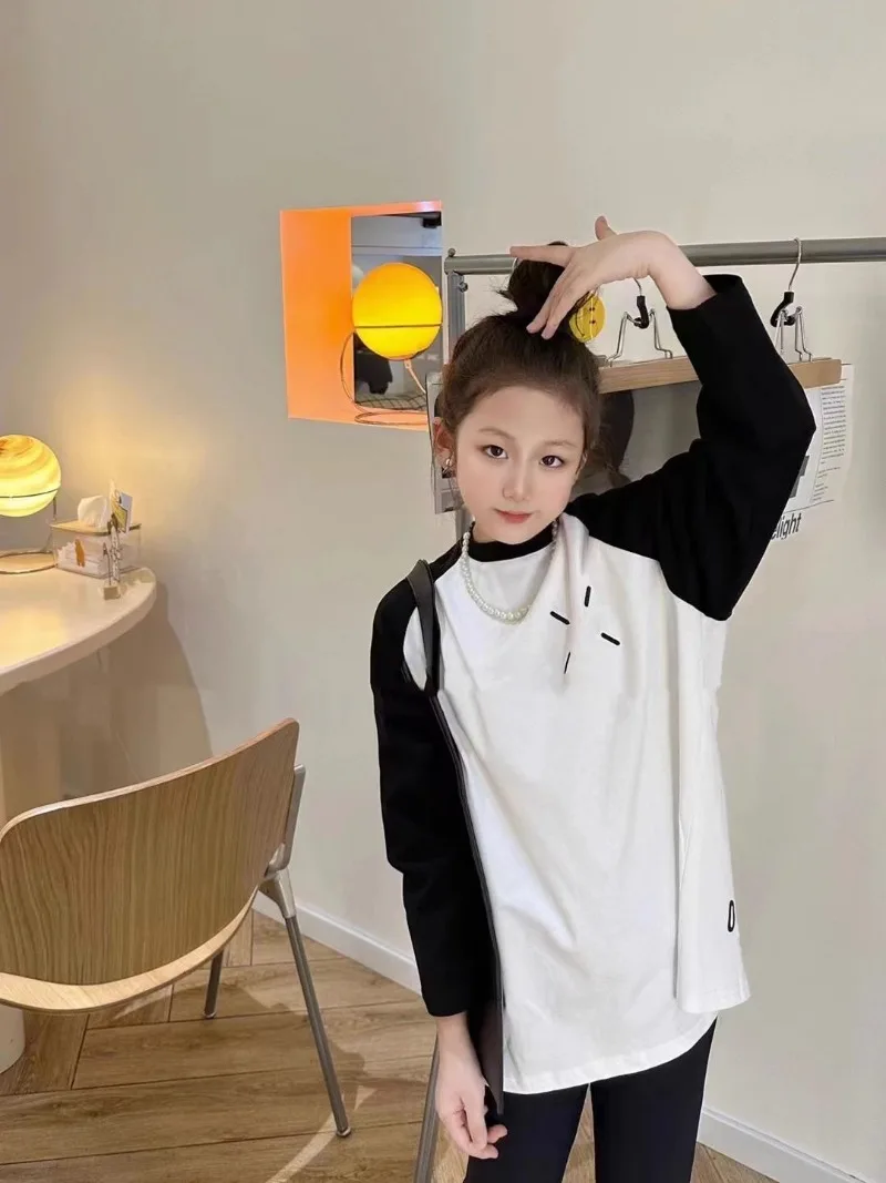 Cotton T Shirt Teenage Girl Girls' Spring Autumn Clothes Kids T-shirts for Children From 5 6 Years 11 12 9 10 Tops 4 Little Top