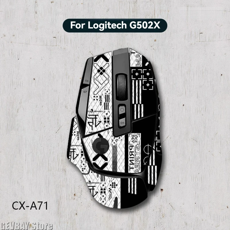 Suitable for Logitech G502X PLUS Wired Wireless Mouse Anti-slip Stickers Full Set of Sweat-absorbing Stickers