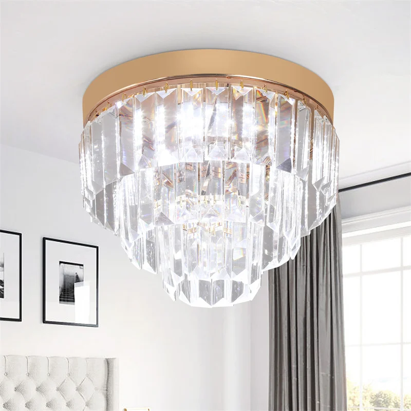 

Modern Led Chandeliers Luxury Crystal Pendant Lights For Living Room Kitchen Ceiling Lamps Hanging Luminaire Hoem Deocr Lustres