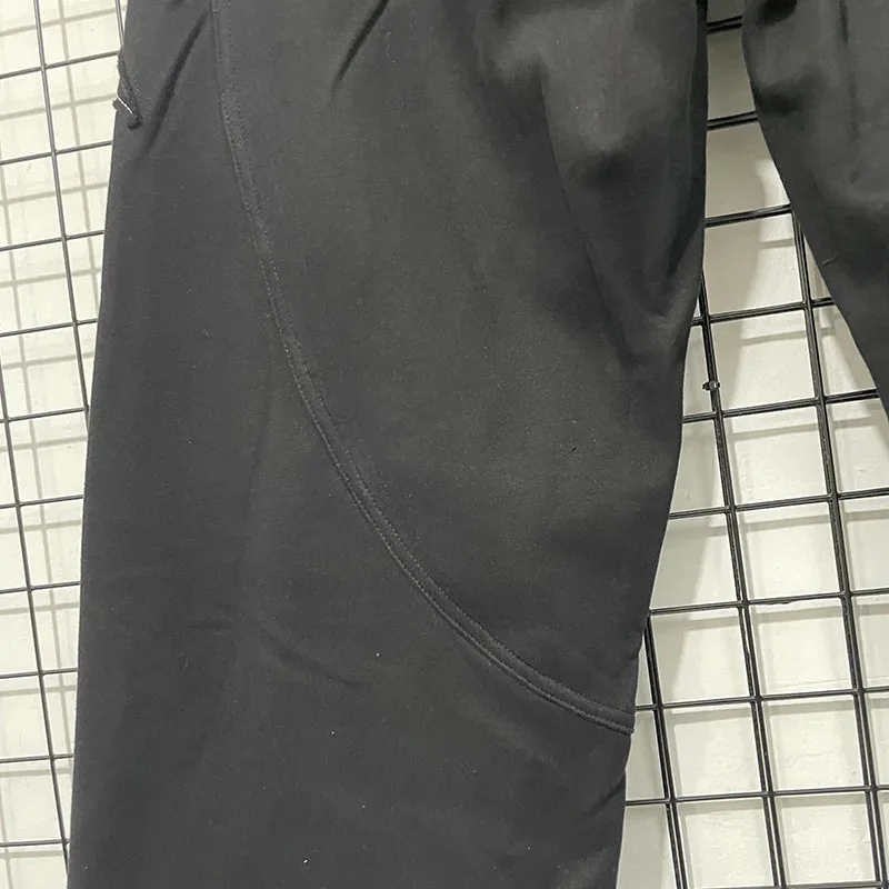 2026 Men Women Classic Patch Embroidery Stitching Logo Sweatpants Best Quality Cotton Oversized Jogger Drawstring Casual Pants view 4