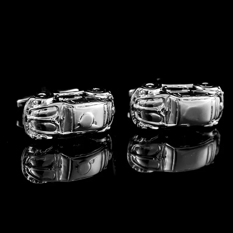 High-grade titanium steel hollow football cuff studs, personality fun, non-fading playing card cufflinks, French shirt