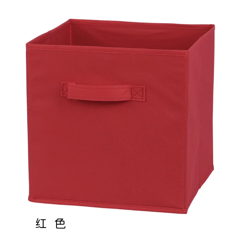 2021 New Cube Folding Fabric Storage Box Clothes Storage Bins For Toys Organizers Baskets for Nursery Office Closet Shelf