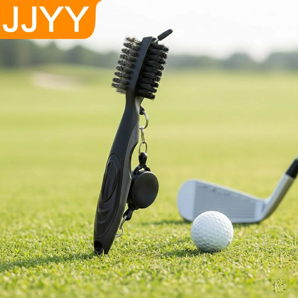 Golf Double Sided Cleaning Brush Multi-Function Club Groove Tool for Effective Golf Equipment Care