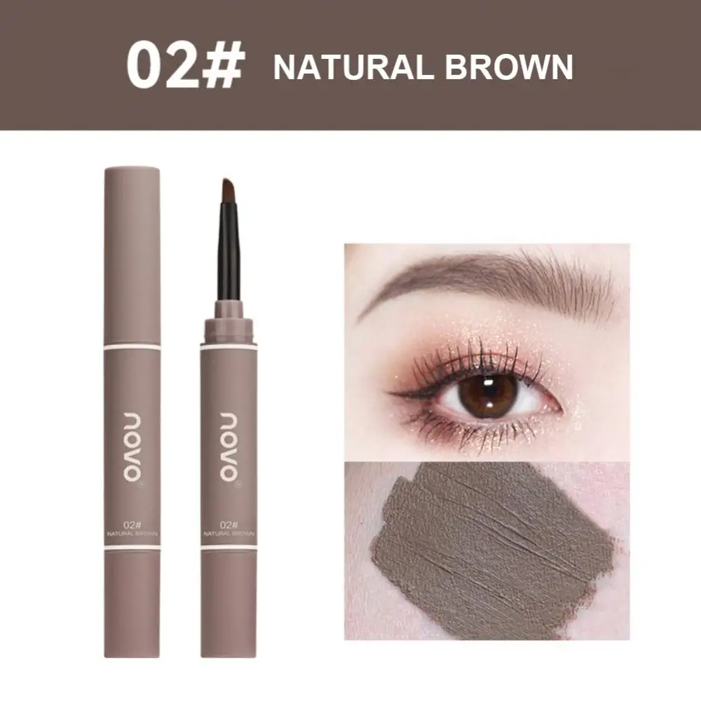 6 Colors Eyebrow Dyeing Cream Eyebrow Pencil Comes With Eyebrow Brush Natural Long Lasting Waterproof Makeup Eyebrow Tattoo 1pc