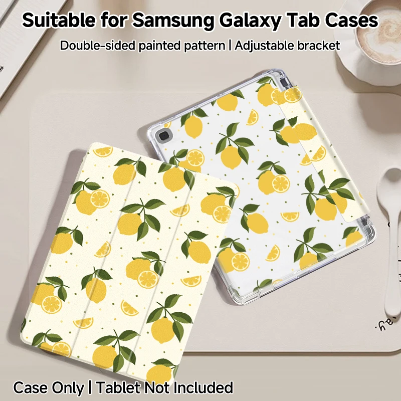 Double-sided printing protective case for Samsung Galaxy Tab S6 Lite 10.4/A7 Lite 8.7/A8 10.5/A9+/S7S8S9 11/S7+S10+ 12.4-inch