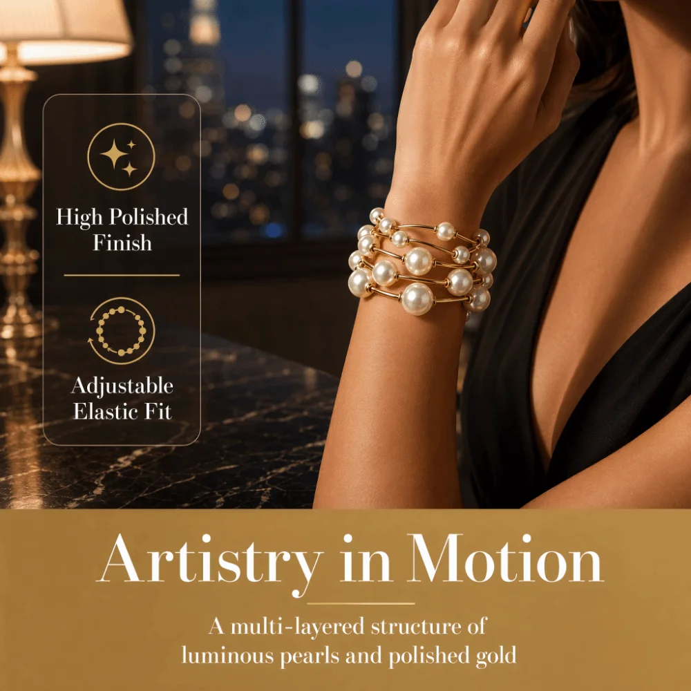 Fashion Punk Pearl Bracelet Large Size Super Big Chunky Ball Bangle CCB Large Ball Bracelet Women Wedding Party Jewelry