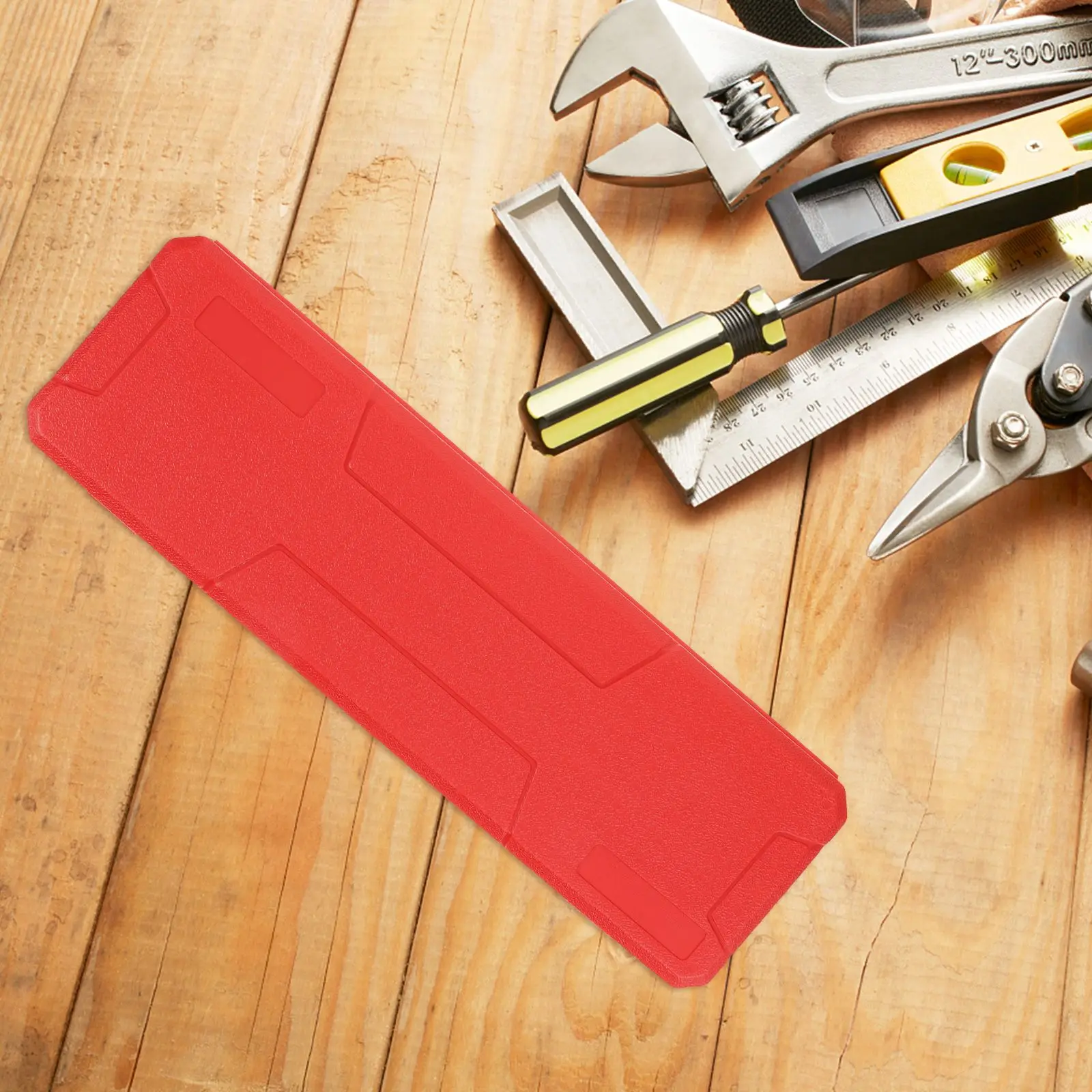 Digital Caliper Box 0-300mm Red Plastic Storage Case Tool Boxes Portable Vernier Gauge Container Durable Holder