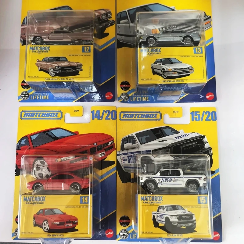 

Оригинальный спичечный коробок GBJ48 25C, масштаб 1:64, 1969, COUPE DE VILLR 1990 ACCORO CB 1994 850CSI, литая под давлением модель автомобиля из сплава, игрушки