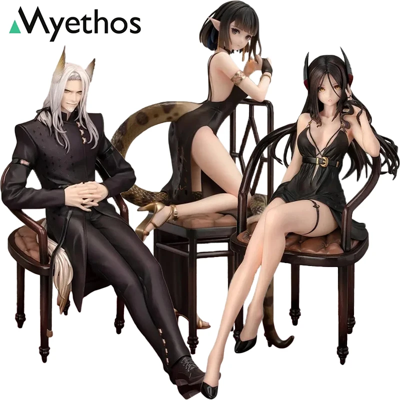 

In Stock Genuine Original Myethos Ines & Eunectes & Hellagur Shengli VER. Arknights Action Anime Figure Collectible Model Dolls