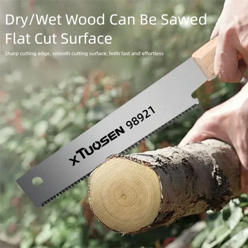 منشار يدوي منزلي، منشار نجارة صغير بأسنان دقيقة، أداة قطع يدوية محمولة لفرع شجرة الخشب والمشروعات التي تصنعها بنفسك