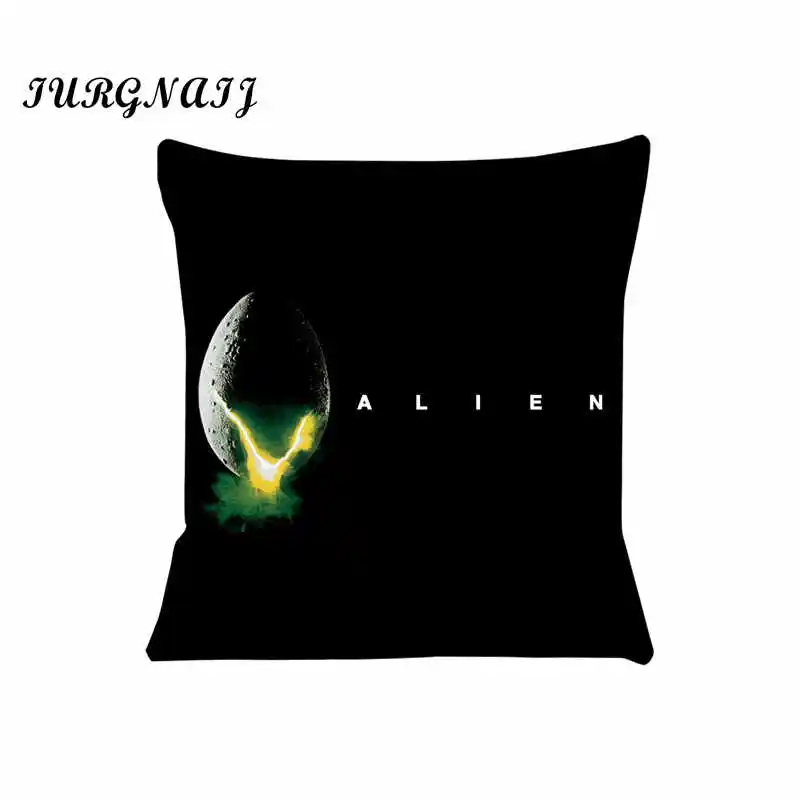 Horror Movie Alien Cushion Cover for Sofa Pillow Case Cover Seat Car Throw Pillowcase 45X45cm For Home Decorative SJ-565