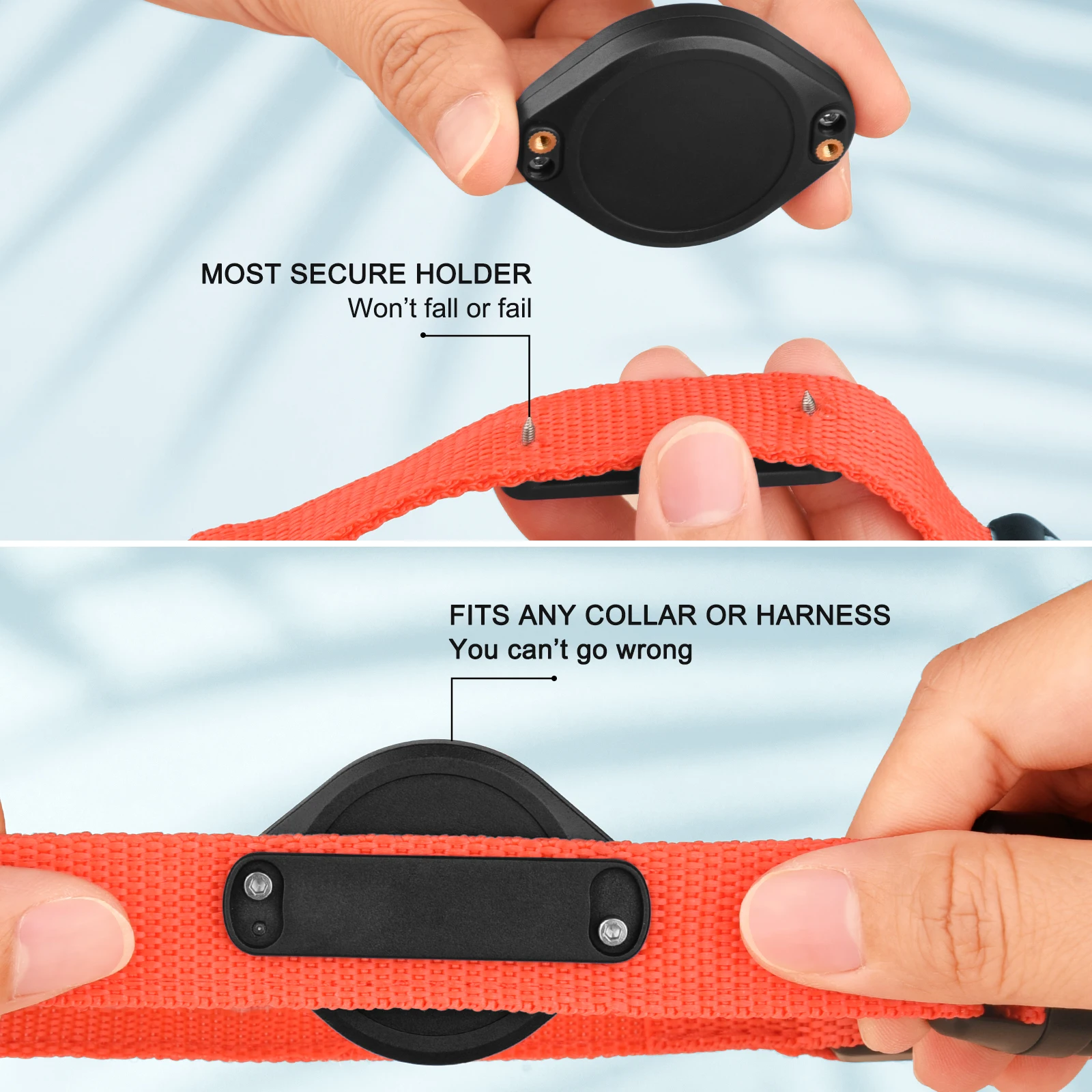 ل أبل Airtag حافظة IP68 مقاوم للماء طوق الكلب والقط حامل الصلب 360 درجة غطاء للحماية الكاملة لعلامة الهواء أطواق للحيوانات الأليفة قذيفة