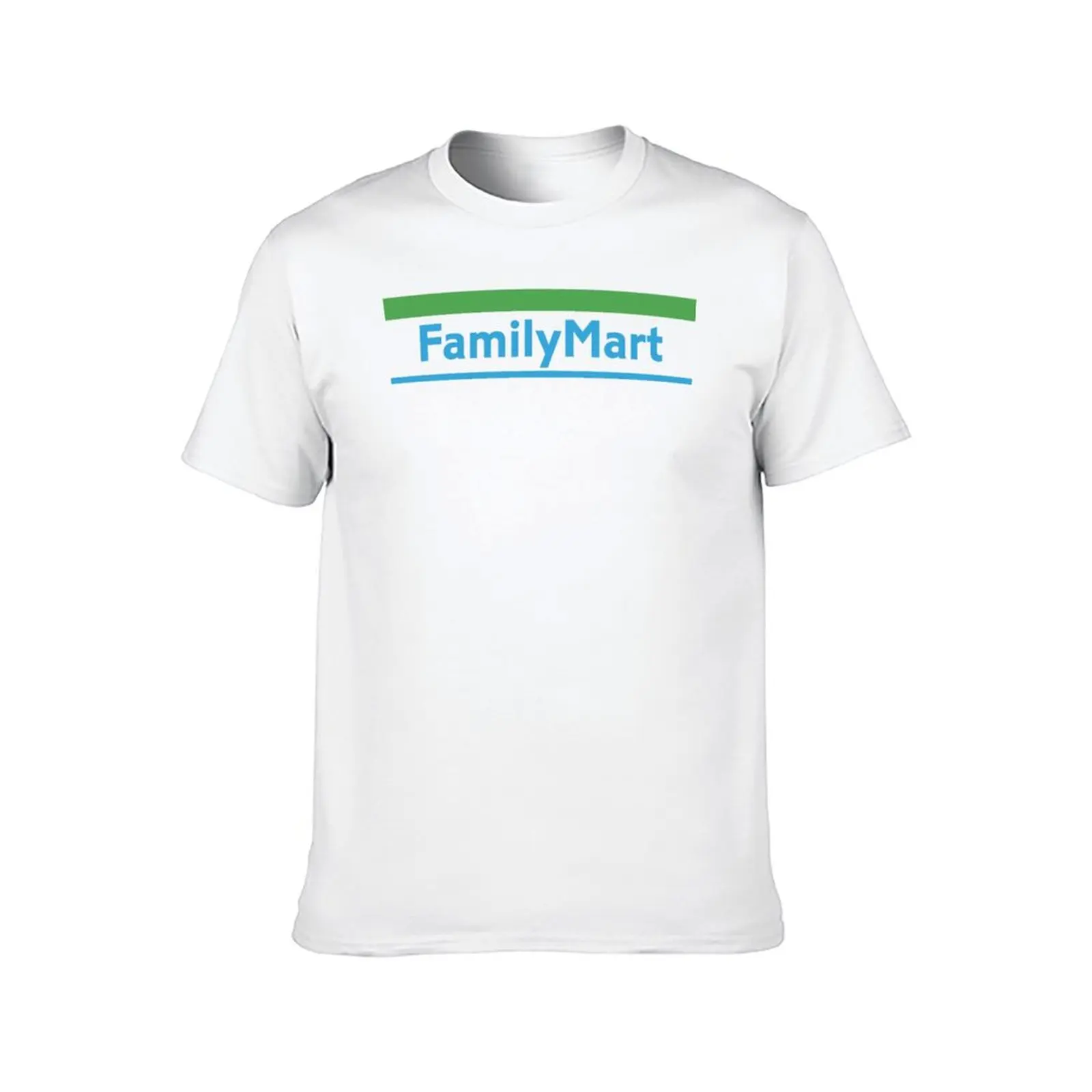 Family Mart T-Shirt oversized blue archive slim fit t shirts for men