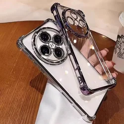 For Honor X7C X9C Smart X60 Pro Plating Silicone Soft Case For Honor 200 Smart 100 90 Pro Four Corners Anti-shock Protect Cover