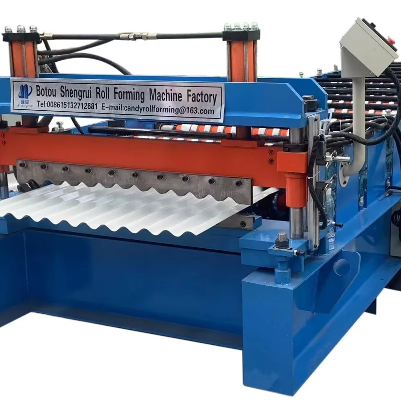 YG Customized New Popular Corrugated Roofing Sheet Roll Forming Machine Metal Tile Making Machine Corrugated Sheet Making Machin