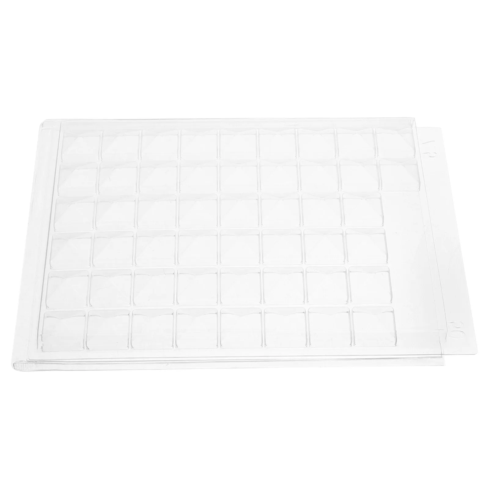 

Compact Transparent Nail Art Storage Box Organizer Multi-Grid Accessories Case Bead Container