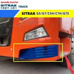 Specially Used For SITRAK C7H Truck Front Bumper Stainless Steel Collision Avoidance Panels Protect Bumper Scratching A Pair)