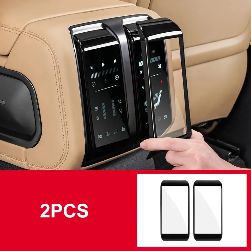 

For BYD Leopard 8 2025 Rear Air Conditioning Film Central Control Screen Tempered Glass Film Anti Scratch Interior Accessories