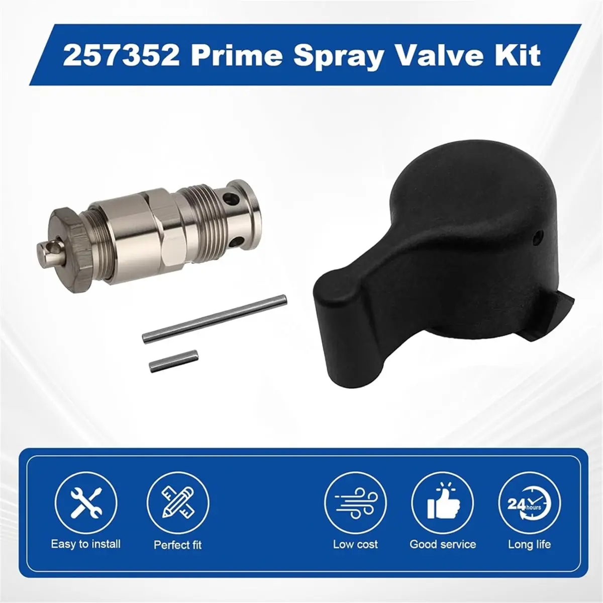 

Budget-Friendly-257352 Prime Valve, Drain Valve for 695 795 3900 1095 1595 5900 7900 Aftermarketr Airless Paint