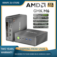 GMKtec M6 Mini PC AMD R5 6600H 6-core 12-thread Computer 16GB DDR5 512GB PCIe 3.0 SSD WiFi 6 BT5.2 Mini PC Desktop Computer