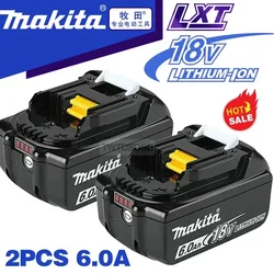 Genuine Makita 6Ah/5Ah/2Ah for Makita 18V Battery BL1830B BL1850B BL1850 BL1840 BL1860 BL1815 Replacement Lithium Battery