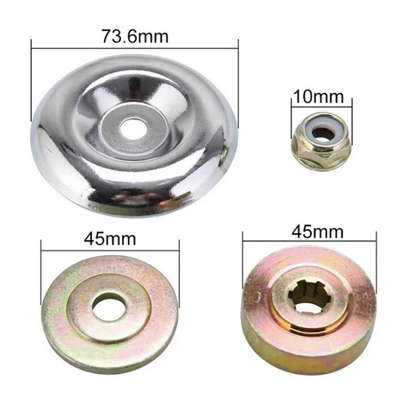 1set Mutter Befestigung Kit Tools Ersatz Metall Getriebe Klinge Zubehör für Rasenmäher Trimmer Pinsel Cutter Trimmer Adapter Kit