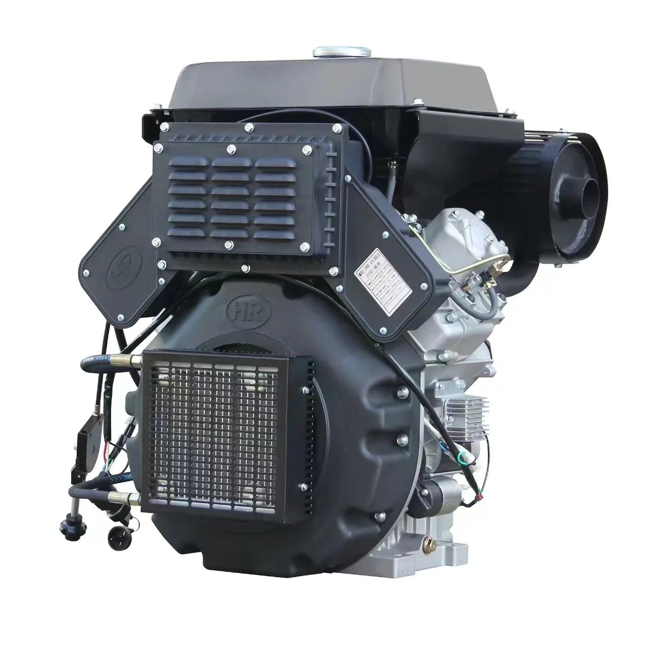 

30HP Twin Cylinder-V 1326cc Industry Engine 3000RPM 20KW Power Output Crankshaft With Electric Starter For Sell