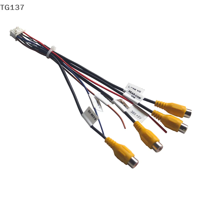 1 Pcs DIY Accessories For Android Head Unit With Built-in 360 Panoramic Camera System 12Pin Cable Adapter