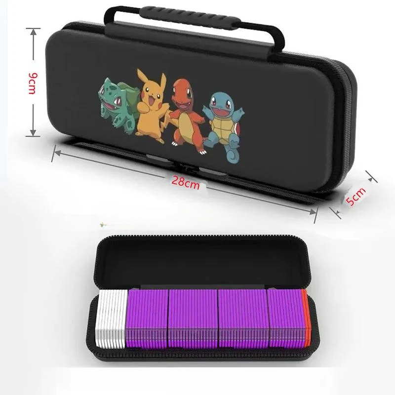 Anime Pokemon Ga Ole Disks Storage Box Collection Game Card Book Ga Ole Disk Accessories Animation Peripherals Toys Kids Gifts